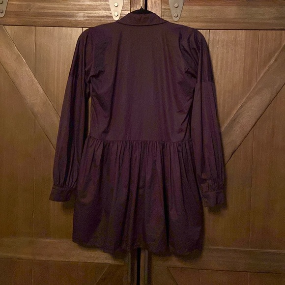 Harshman Los Angeles Raiden Tunic Babydoll Shirt Mini Dress - Picture 2 of 4